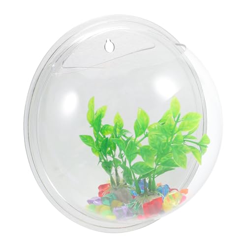 Angoily Wand Goldfischglas Hydrokulturvase fischschalen Kunststoff Bürodekoration Töpfe für Pflanzen Blumenvasen dekorativ Wand-Pflanzgefäß aus Acryl Anlage Wandbehang Blumentopf Aquarium Angoily Wand Goldfischglas Hydrokulturvase fischschalen Kunststoff Bürodekoration Töpfe für Pflanzen Blumenvasen dekorativ Wand-Pflanzgefäß aus Acryl Anlage Wandbehang Blumentopf Aquarium von Angoily