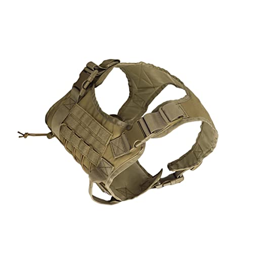 Angoily Service-hundeweste Geschirre Für Hundeanzug Hund Mit Kesselset Und Pendlertasche Groß 1000d Nylon Bequemer Patrouillen-hundeanzug von Angoily