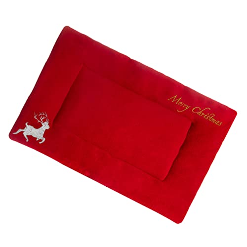 Angoily Weihnachtsmatte Plüschbett Für Hunde Und Katzen Große Warme Matratze Multifunktional Für Sofa Und Auto Angoily Weihnachtsmatte Plüschbett Für Hunde Und Katzen Große Warme Matratze Multifunktional Für Sofa Und Auto von Angoily