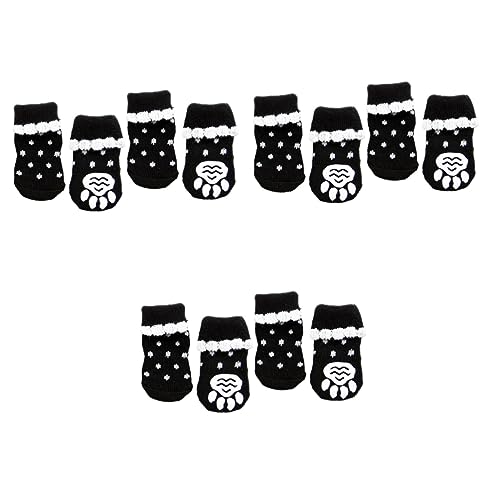 Angoily 3 Stücke Socken Haustier Socken Warme Haustier Socken Entzückende Haustier Liefert Spitze Design Größe XL Schwarz Angoily 3 Stücke Socken Haustier Socken Warme Haustier Socken Entzückende Haustier Liefert Spitze Design Größe XL Schwarz von Angoily