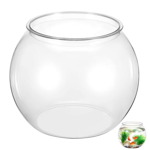 Angoily Transparentes Fischglas Sturzsicheres Kunststoff-Aquarium Für Büro Und Wohnraumdekoration Für Fische Und Pflanzen Modell Dekorative Vase Für Jede Umgebung Angoily Transparentes Fischglas Sturzsicheres Kunststoff-Aquarium Für Büro Und Wohnraumdekoration Für Fische Und Pflanzen Modell Dekorative Vase Für Jede Umgebung von Angoily