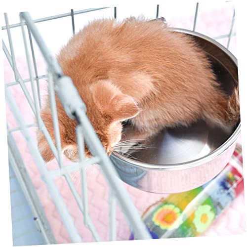 Angoily Papageien-futternapf Edelstahl-coop-Cup Vogel-Cup Für Tiernahrung Hängeschale Einfache Installation Spülmaschinenfest von Angoily