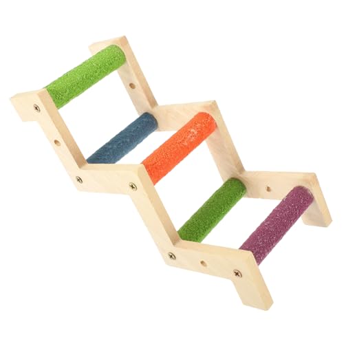 Angoily Kletterleiter Für Vögel Z-förmige Holzleiter Für Käfige Spielzeug Für Kleine Und Mittlere Vögel Sicher Für Papageien Und Hamster Fördert Spiel Und Bewegung Angoily Kletterleiter Für Vögel Z-förmige Holzleiter Für Käfige Spielzeug Für Kleine Und Mittlere Vögel Sicher Für Papageien Und Hamster Fördert Spiel Und Bewegung von Angoily