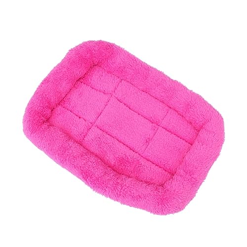 Angoily Hundematte Haustierbett Sofamatte Gemütliche Unterlage Für Und Große Hunde Katzenbett Weiches Haustierzubehör Rosarot Größe S von Angoily
