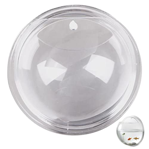 Angoily Wall-Mounted Acrylic Fish Bowl Plant Pot Kreative Wandvase Für Blumen Aquarien-Dekoration Transparent Für Hydroponik Und Innendekoration Angoily Wall-Mounted Acrylic Fish Bowl Plant Pot Kreative Wandvase Für Blumen Aquarien-Dekoration Transparent Für Hydroponik Und Innendekoration von Angoily
