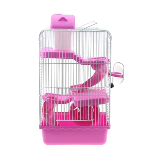 Angoily 3-stufiger Haustier-Villa-käfig Stilvolles Hamster-heimbau-zubehörset mit Auslaufsicherem Zubehör Angoily 3-stufiger Haustier-Villa-käfig Stilvolles Hamster-heimbau-zubehörset mit Auslaufsicherem Zubehör von Angoily