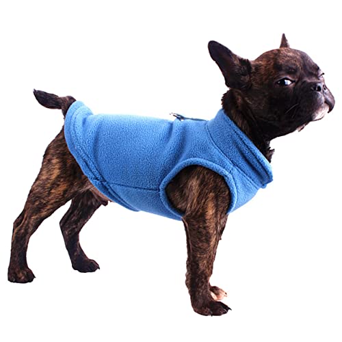 Angoily Dicke Warme Hundemantel-Weste Weiche Fleece-hundejacke für und Große Hunde Größe M Winddichte Weste von Angoily