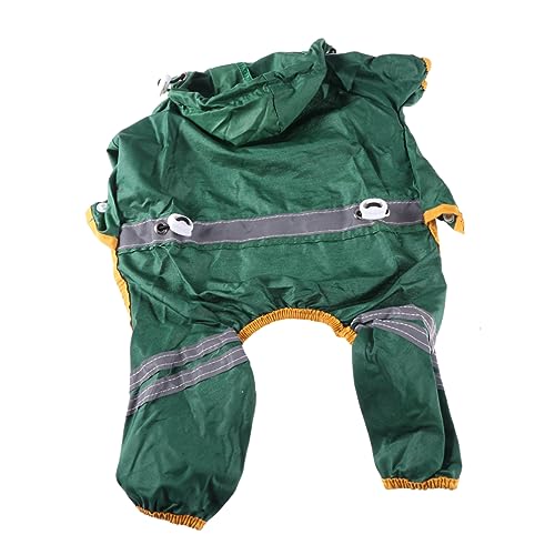 Angoily Kleiner Hunderegenmantel Reflektierender Wasserdichter Regen-Hoodie Für Kleine Hunde Und Welpen s Dunkelgrün Bequemer Atmungsaktiver Slicker Für Nasses Wetter Angoily Kleiner Hunderegenmantel Reflektierender Wasserdichter Regen-Hoodie Für Kleine Hunde Und Welpen s Dunkelgrün Bequemer Atmungsaktiver Slicker Für Nasses Wetter von Angoily