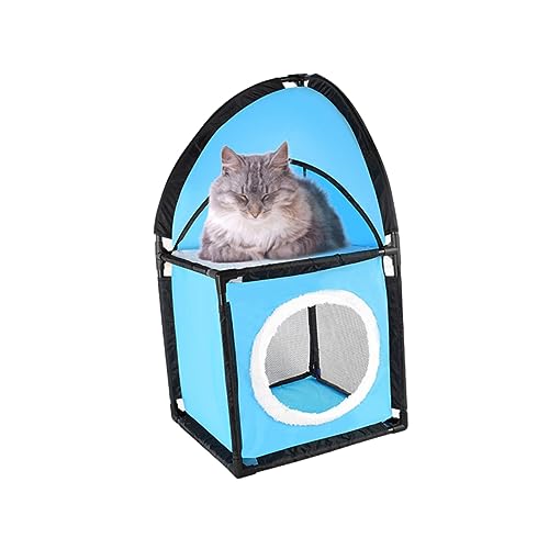 Angoily Katzenbaum-möbel Tunnelbett Doppelstöckiges Katzenpfostenbett Sicher Und Für Hauskatzen Angoily Katzenbaum-möbel Tunnelbett Doppelstöckiges Katzenpfostenbett Sicher Und Für Hauskatzen von Angoily