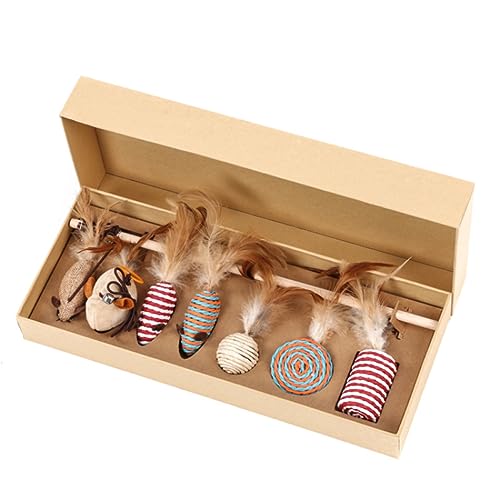Angoily Katzenspielzeug Aus Holz Angeln Katzenspielzeug Katze Präsentiert Korbgeflecht Katze Vorhanden Spielzeug Für Katze Drinnen Die Klingel Blinddarm Holzstange Hölzern Angoily Katzenspielzeug Aus Holz Angeln Katzenspielzeug Katze Präsentiert Korbgeflecht Katze Vorhanden Spielzeug Für Katze Drinnen Die Klingel Blinddarm Holzstange Hölzern von Angoily