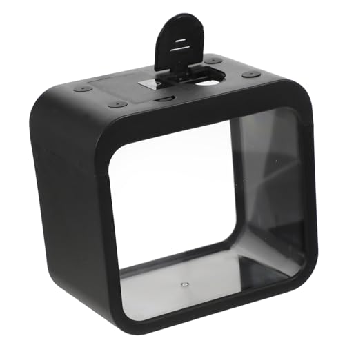 Angoily Mini-inkubationsfischtank Mit Licht Aquarium Für Den Schreibtisch Schrulliges Fischglas-Ornament Kunststofftank Für Die Heimdekoration Fischkampfkoffer von Angoily