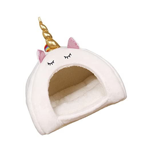 Angoily Form Haustierbett Für Kleintiere Gemütliches Warmes Nest Für Hamstermäuse Größe L Weiß Angoily Form Haustierbett Für Kleintiere Gemütliches Warmes Nest Für Hamstermäuse Größe L Weiß von Angoily