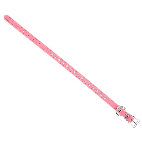 Angoily Verstellbares Halsband Verstellbares Haustierhalsband Haustier Hundehalsband Haustierhalsband Mit Strass Einstellbar Sicherheitshalsband von Angoily