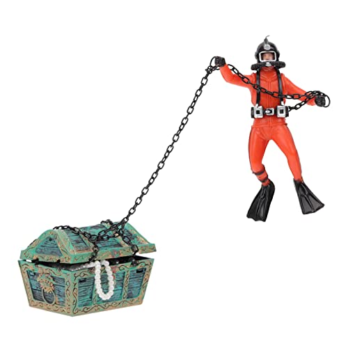 Aquarium Taucher Dekoration Schatzkiste Taucher Aquarium Ornament Taucher Schatz Feine Handwerkskunst Orange Kunststoff 1pc Aquarium Taucher Dekoration Schatzkiste Taucher Aquarium Ornament Taucher Schatz Feine Handwerkskunst Orange Kunststoff 1pc von Angoily