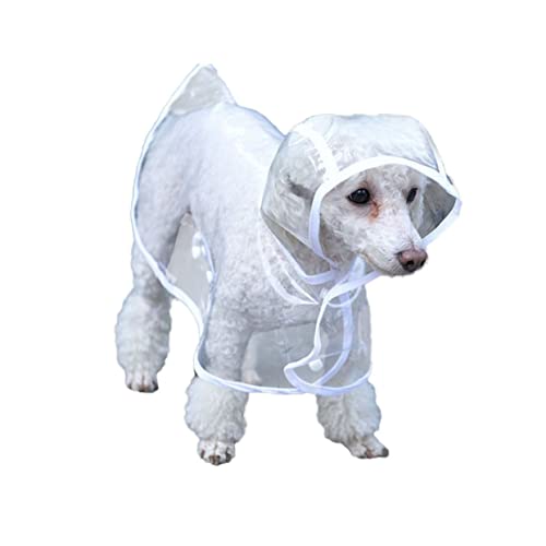 Hunderegencape Hunde-Regencape Hunderegenkleidung Welpen-Hoodie klar wimperntusche Regenjacke Haustier Hund Poncho Hunderegenmantel reflektierend Jacke mit Hut Kleiner Hund Weiß Hunderegencape Hunde-Regencape Hunderegenkleidung Welpen-Hoodie klar wimperntusche Regenjacke Haustier Hund Poncho Hunderegenmantel reflektierend Jacke mit Hut Kleiner Hund Weiß von Angoily