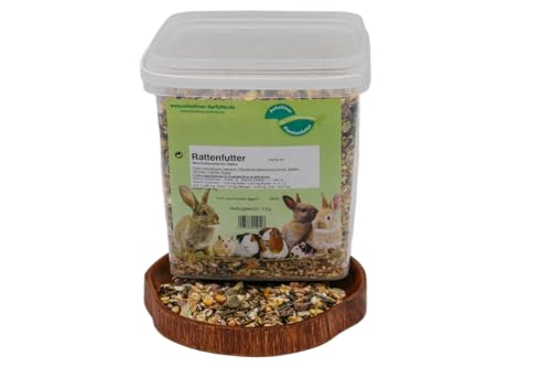 Anhaltiner Rattenfutter 3 kg Premiumfutter Mischfutter auf die Nahrungsbedürfnisse von Ratten angepasst von Anhaltiner Premiumfutter