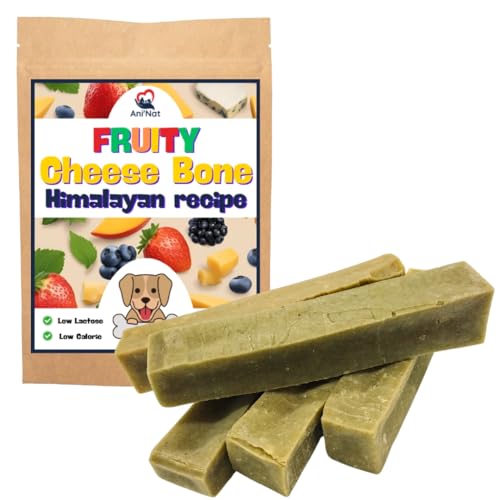 Ani'Nat Kauknochen, langanhaltend, Himalaya-Käse-Rezept, Spirulina-Geschmack, 100 % natürlich, Zahngesundheit, fruchtiger Genuss, für alle Hunderassen, Größe M Ani'Nat Kauknochen, langanhaltend, Himalaya-Käse-Rezept, Spirulina-Geschmack, 100 % natürlich, Zahngesundheit, fruchtiger Genuss, für alle Hunderassen, Größe M von Ani'Nat NATURE ANIMALE