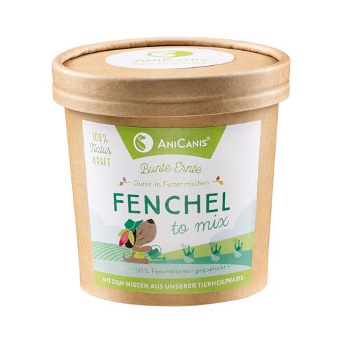 AniCanis Fenchelsamen für Hunde - Fenchel Gemüse getrocknet - Magen Darm Atemwege Blähungen Mundgeruch -Futterzusatz - 100g AniCanis Fenchelsamen für Hunde - Fenchel Gemüse getrocknet - Magen Darm Atemwege Blähungen Mundgeruch -Futterzusatz - 100g von AniCanis