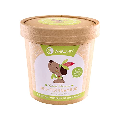 AniCanis Bio Topinambur für Hunde - Topinamburpulver - Ballaststoffe, Inulin, Darm, Verdauung & Übergewicht - Futterzusatz Nahrungsergänzung - 200g von AniCanis