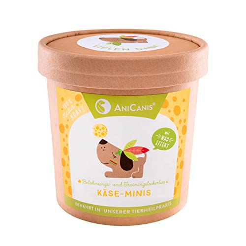 AniCanis Käse Hundeleckerli Minis - Leckerli Trainingssnacks für Hunde - vegetarisch, purinarm - 150g von AniCanis