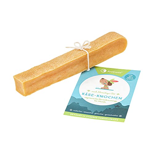 AniCanis Käseknochen für Hunde - Käse Kauknochen aus Deutscher Weidemilch - Hartkäse Käsestangen - Zahnstein, Zahnpflege-Snack - M von AniCanis