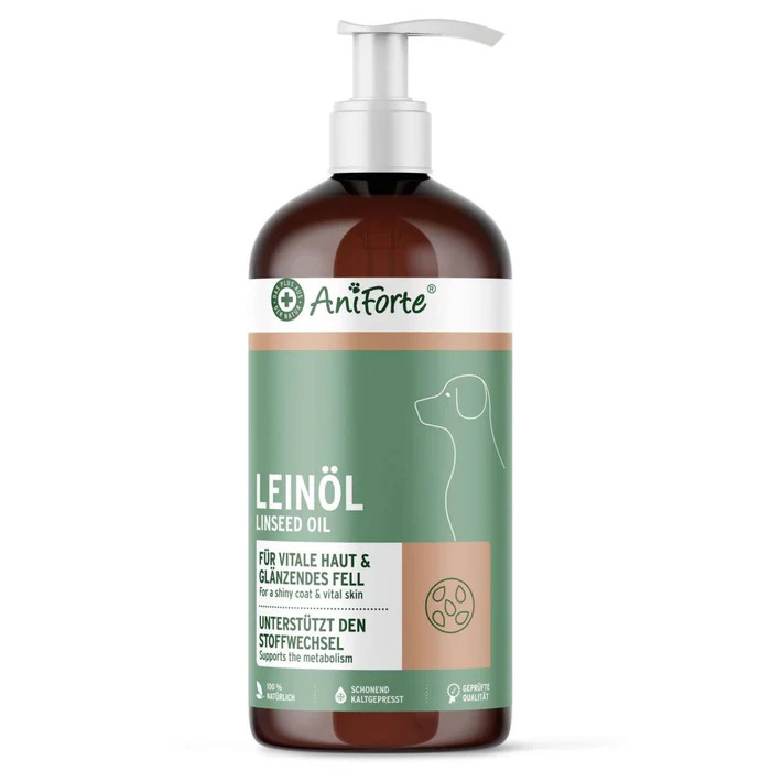 AniForte® Leinöl 1L Zur Unterstützung von Haut & Fell von AniForte®