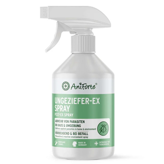 AniForte® Ungeziefer-Ex Spray 500 ml Gegen Milben, Flöhe & Läuse von AniForte®