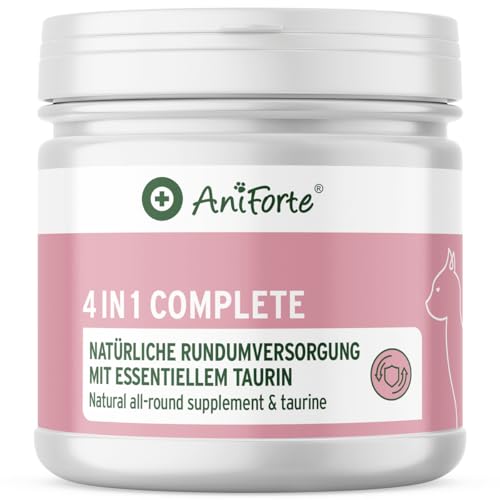AniForte 4in1 Complete Cat 60g - Rundumversorgung für Katzen, Reich an Antioxidantien, Vitaminen, Mineralien, Pulver mit Taurin, Kollagen für Gelenke, Nervensystem, Immunsystem, Magen-Darm AniForte 4in1 Complete Cat 60g - Rundumversorgung für Katzen, Reich an Antioxidantien, Vitaminen, Mineralien, Pulver mit Taurin, Kollagen für Gelenke, Nervensystem, Immunsystem, Magen-Darm von AniForte