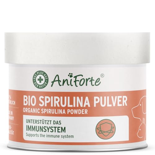 AniForte Bio Spirulina Pulver für Hunde & Katzen 250g, Mikroalge unterstützt Haut & Fell, Immunsystem & Stoffwechselprozesse, Vitamine & Mineralstoffe, Naturprodukt, biologischer Anbau, Laborgeprüft AniForte Bio Spirulina Pulver für Hunde & Katzen 250g, Mikroalge unterstützt Haut & Fell, Immunsystem & Stoffwechselprozesse, Vitamine & Mineralstoffe, Naturprodukt, biologischer Anbau, Laborgeprüft von AniForte