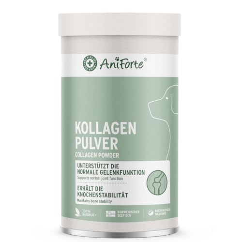 AniForte CollaMove Kollagen Gelenkpulver für Hunde 450g – Collagen zur Unterstützung der Gelenke, Sehnen & Bänder – Naturprodukt zum Erhalt der Gelenkfunktion & Agilität von AniForte