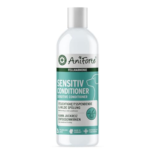 AniForte Fellharmonie Conditioner für Hunde 200ml - Sensitiv Spülung für Langhaar & Kurzhaar, Fellpflege & Schutz mit Aloe Vera, Anti Filz, ohne Parfum von AniForte