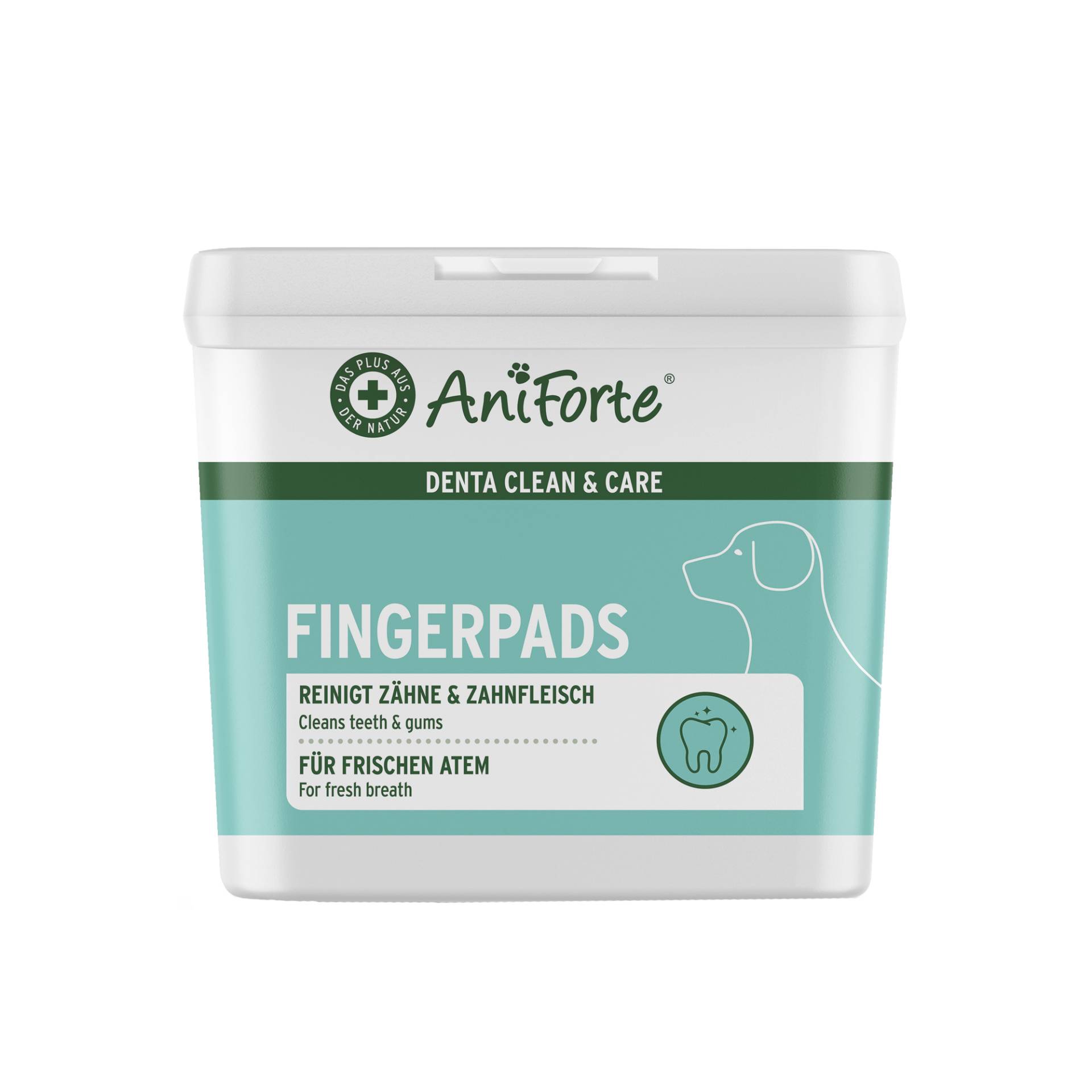 AniForte Gebit Clean & Care Fingerpads - Hund - 50 Stück von AniForte