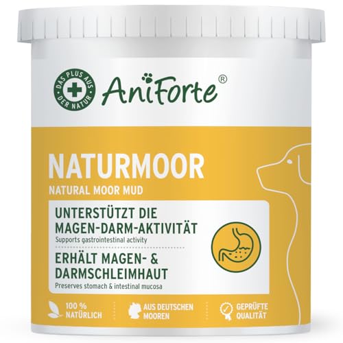 AniForte Heilmoor für Hunde 1,2kg – Verbessert die Kotbeschaffenheit, Verdauung, Immunsystem, Magen-Darm-Aktivität, Appetit Anregung – Natürliche Heilerde für Hunde mit hoher Akzeptanz von AniForte