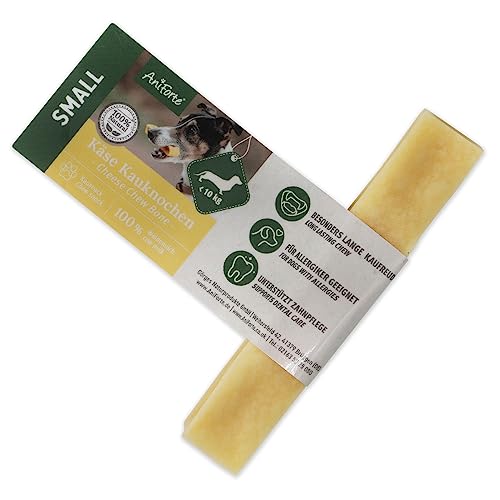 AniForte Käse Kauknochen für Hunde Mini 28-40 g – Natürlicher Kaukäse für Beschäftigung & Zahnpflege, für kleine Hunde & Welpen < 10 kg, langlebiger Kauspaß von AniForte