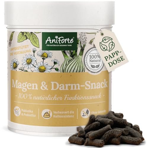 AniForte Magen & Darm Snack für Hunde 300g - Verdauungssnacks mit Probiotika, Heilmoor, fördert Darmregulierung & Verdauung, verbessert die Kotbeschaffenheit, getreidefrei, ohne Zucker von AniForte