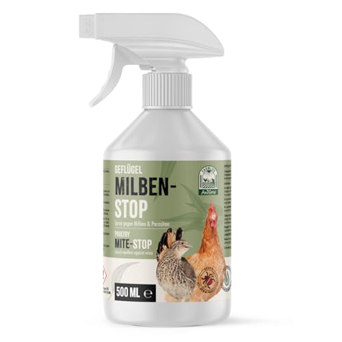 AniForte Milbenspray Hühner & Geflügel 500ml - gegen Milben & Parasiten, Milben Stop, Milbenmittel als Umgebungsspray & Kontaktspray, zur Vorbeugung & bei akutem Befall AniForte Milbenspray Hühner & Geflügel 500ml - gegen Milben & Parasiten, Milben Stop, Milbenmittel als Umgebungsspray & Kontaktspray, zur Vorbeugung & bei akutem Befall von AniForte