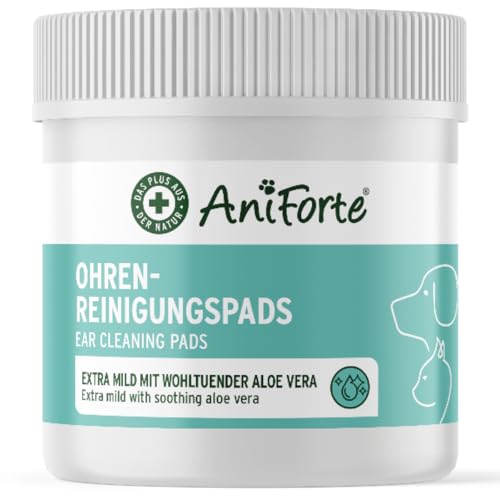 AniForte Ohren Reinigungspads für Hunde & Katzen 100 Stück – Besonders weiche & milde Reinigungstücher für die Ohrenhygiene, sanfter Ohrenreiniger zur Pflege & Reinigung AniForte Ohren Reinigungspads für Hunde & Katzen 100 Stück – Besonders weiche & milde Reinigungstücher für die Ohrenhygiene, sanfter Ohrenreiniger zur Pflege & Reinigung von AniForte