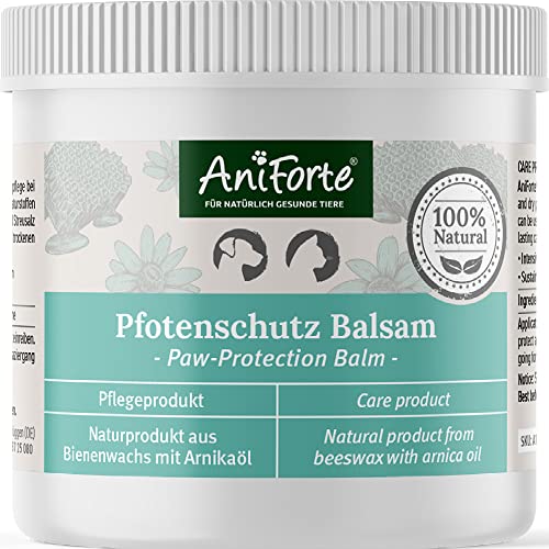 AniForte Pfotenbalsam Hund 120 ml – Natürlicher Pfotenschutz für Hundepfoten mit Bienenwachs, Katzen Pfotencreme für trockene & rissige Pfoten im Winter durch EIS & Streusalz von AniForte