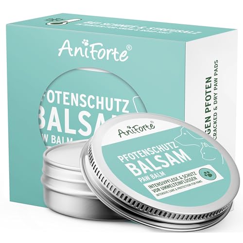 AniForte Pfotenschutz Balsam für Hunde & Katzen – regeneriert & stärkt trockene, rissige & beschädigte Pfoten, 100% natürlich, Wachs, Feuchtigkeitspflege & Hundepfoten Schutz AniForte Pfotenschutz Balsam für Hunde & Katzen – regeneriert & stärkt trockene, rissige & beschädigte Pfoten, 100% natürlich, Wachs, Feuchtigkeitspflege & Hundepfoten Schutz von AniForte