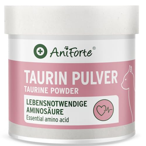 AniForte Taurin für Katzen 100g – Zur Gesunderhaltung der Netzhaut, Für Immunsystem & Stoffwechsel, Erhaltung von Herzfunktion & Herzkreislaufsystem von AniForte