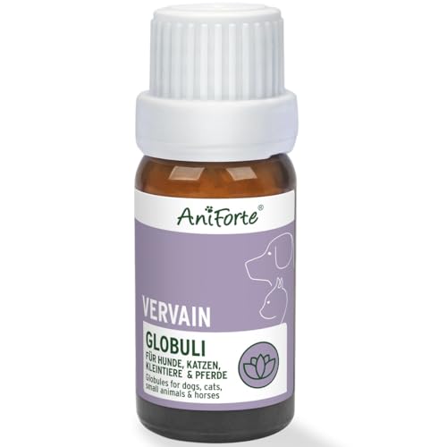 AniForte Vervain Bachblüten zur Beruhigung bei niedriger Reizschwelle, Hektik und hektischem Verhalten - Globuli für Hunde, Katzen, Haustiere AniForte Vervain Bachblüten zur Beruhigung bei niedriger Reizschwelle, Hektik und hektischem Verhalten - Globuli für Hunde, Katzen, Haustiere von AniForte