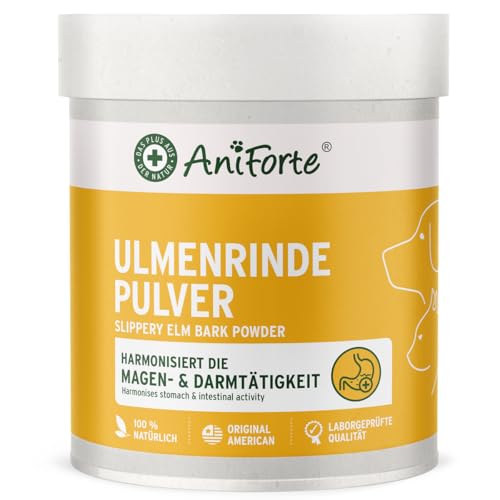 AniForte amerikanische Ulmenrinde Pulver für Hunde und Katzen 250g - Slippery Elm Bark, Naturprodukt unterstützt Darmflora & Magen-Darm-Trakt AniForte amerikanische Ulmenrinde Pulver für Hunde und Katzen 250g - Slippery Elm Bark, Naturprodukt unterstützt Darmflora & Magen-Darm-Trakt von AniForte