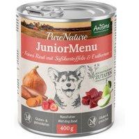 AniForte Nassfutter Junior Menue Rind 6 x 400g von AniForte