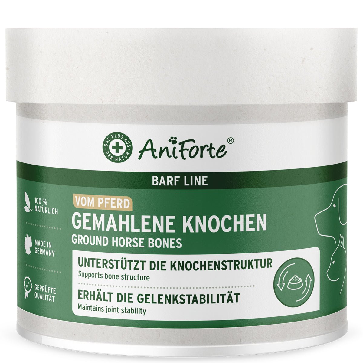 BARF-Line Gemahlene Knochen vom Pferd von AniForte