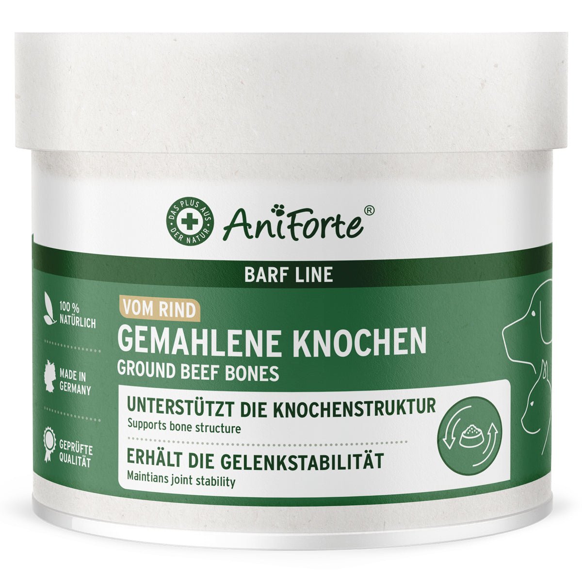 BARF-Line Gemahlene Knochen vom Rind von AniForte