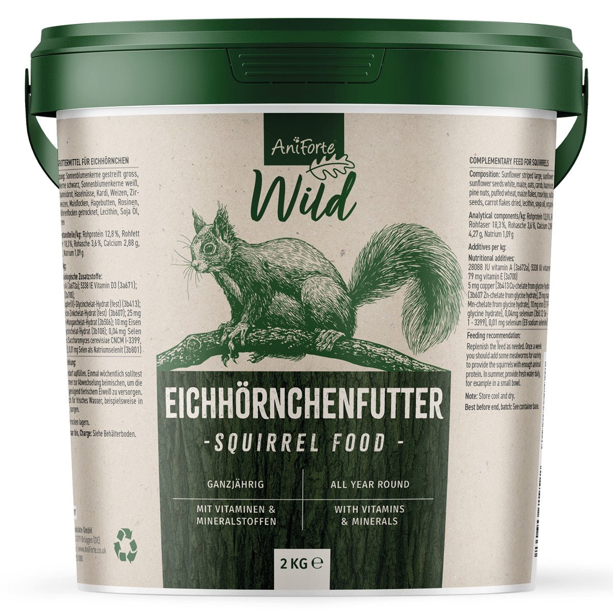 Eichhörnchenfutter - Zu schade zum Wegwerfen Eichhörnchenfutter - Zu schade zum Wegwerfen von AniForte