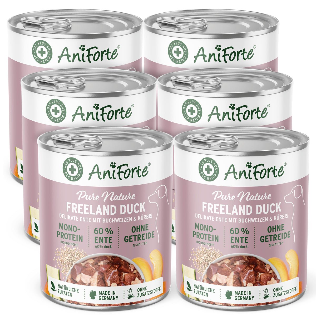 Nassfutter Freeland Duck - "Ente mit Buchweizen" Nassfutter Freeland Duck - "Ente mit Buchweizen" von AniForte