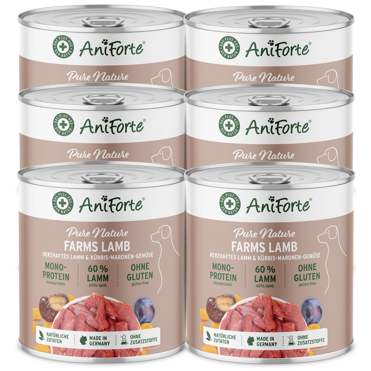 Nassfutter FarmsLamb – "Lamm mit Kürbis" Nassfutter FarmsLamb – "Lamm mit Kürbis" von AniForte