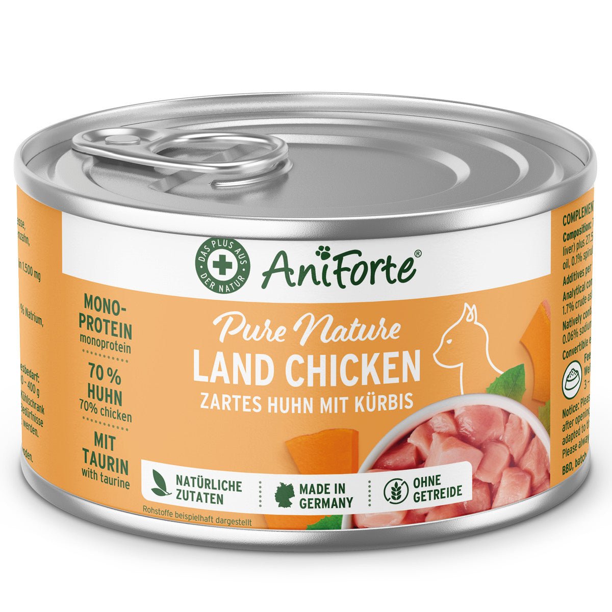 Nassfutter LandChicken  – "Huhn mit Kürbis" von AniForte