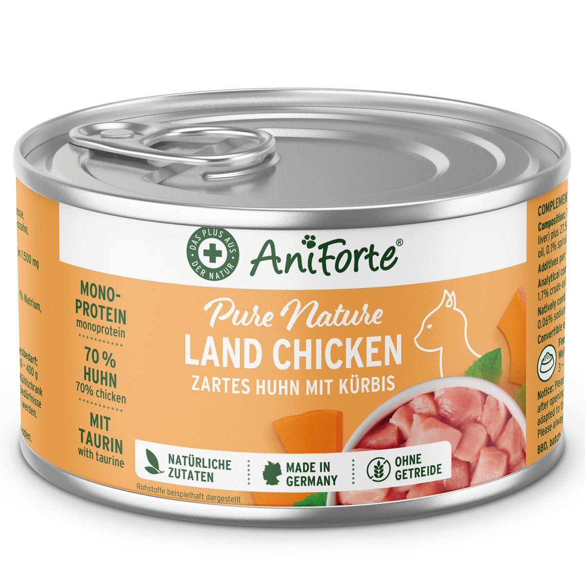 Nassfutter Land Chicken – Zartes Huhn mit Kürbis Nassfutter Land Chicken – Zartes Huhn mit Kürbis von AniForte
